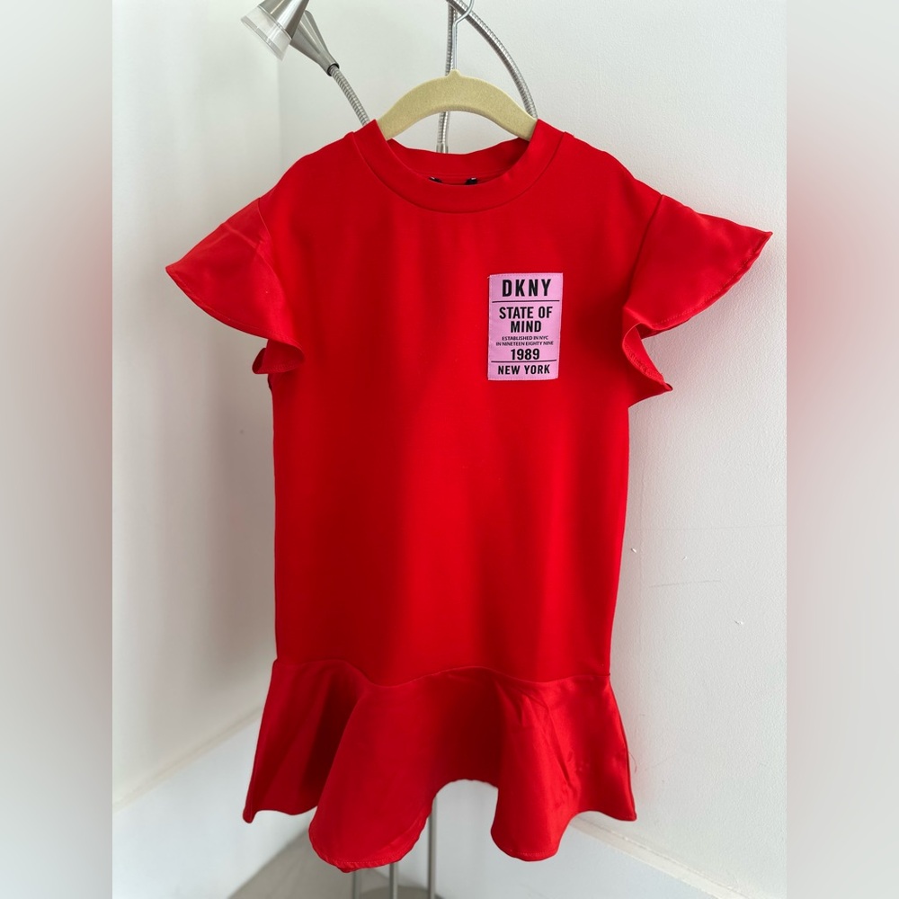 Beautiful red DKNY girl dress. Size 8. Excellent condition.
